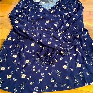 Super cute flower blouse.